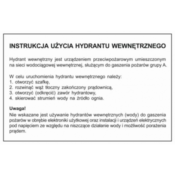 DB029 Instrukcja użycia hydrantu wewnętrznego